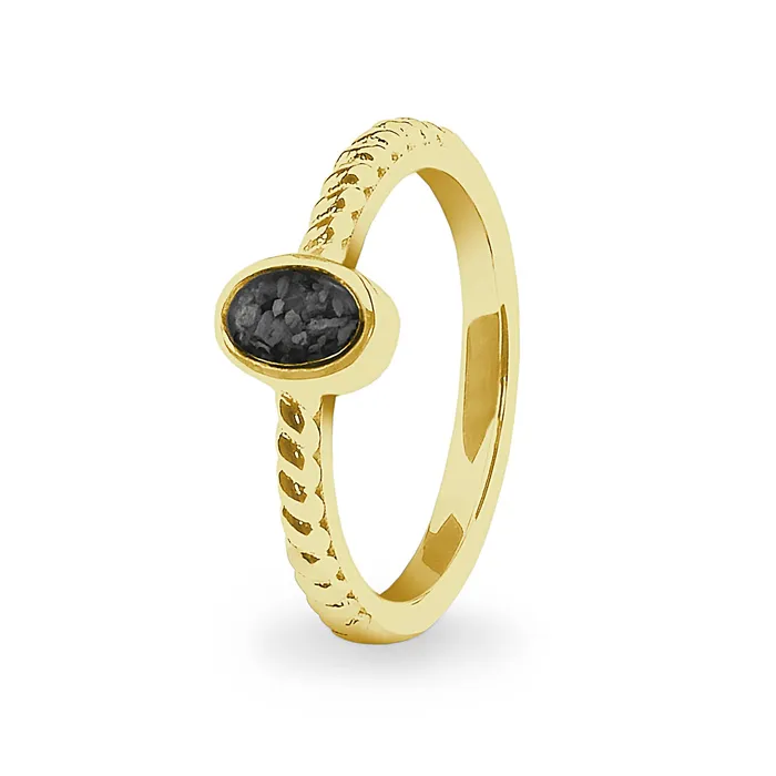 Rings EverWith EverWith Ladies Petite Guard Memorial Ashes Ring