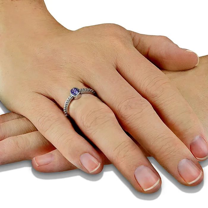 Rings EverWith EverWith Ladies Petite Guard Memorial Ashes Ring