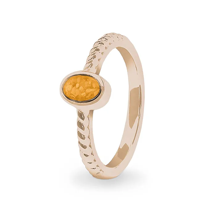 Rings EverWith EverWith Ladies Petite Guard Memorial Ashes Ring