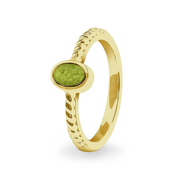 Rings EverWith EverWith Ladies Petite Guard Memorial Ashes Ring