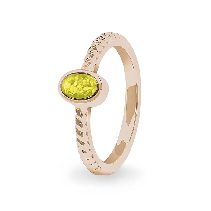 Rings EverWith EverWith Ladies Petite Guard Memorial Ashes Ring