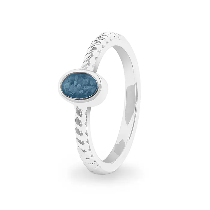 Rings EverWith EverWith Ladies Petite Guard Memorial Ashes Ring