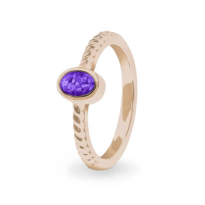 Rings EverWith EverWith Ladies Petite Guard Memorial Ashes Ring