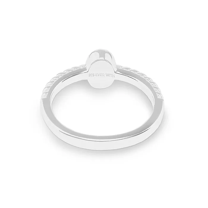 Rings EverWith EverWith Ladies Petite Guard Memorial Ashes Ring