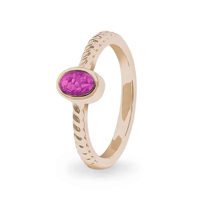Rings EverWith EverWith Ladies Petite Guard Memorial Ashes Ring