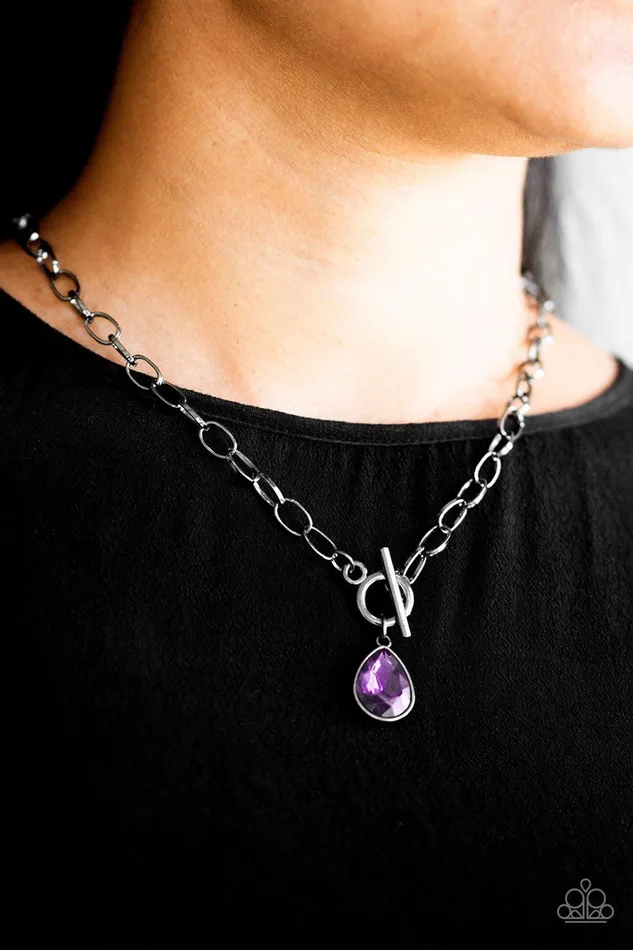 So Sorority Purple Necklace Jewelry by Bretta Paparazzi Accessories Necklaces