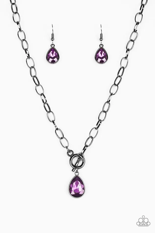 So Sorority Purple Necklace Jewelry by Bretta Paparazzi Accessories Necklaces
