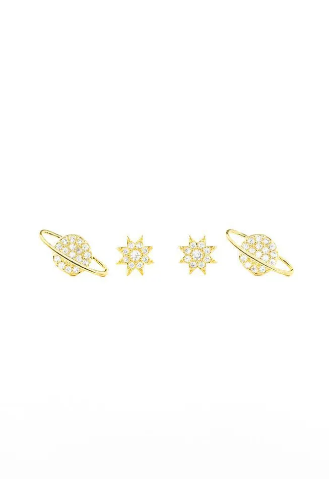 Starfish Project Celestial Planets Stud Earrings Set Gives Freedom Hope to Women Earrings