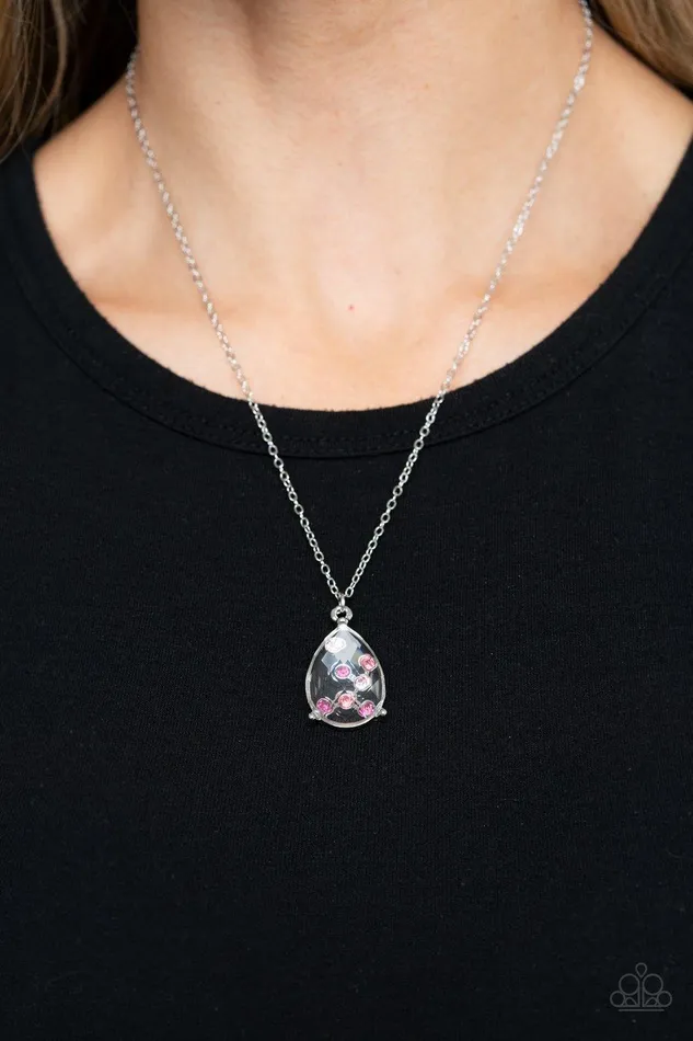Stormy Shimmer Pink Necklace Jewelry By Bretta Paparazzi Accessories Necklaces