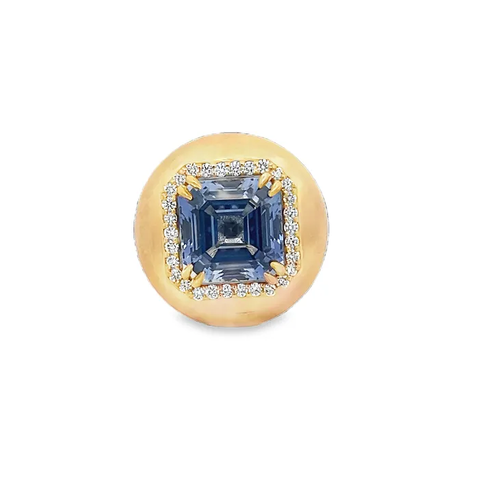 YaninaCo Jewelry Rings Bubble Sapphire Ring