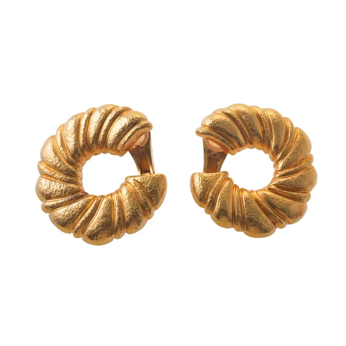 Zolotas Greece Gold Earrings Zolotas Earrings