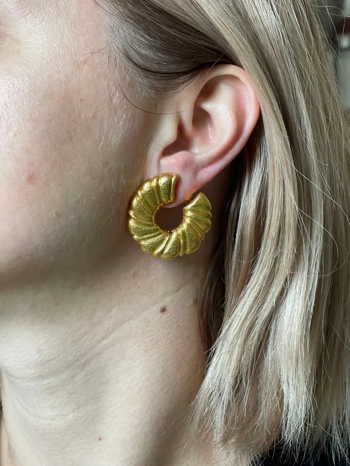 Zolotas Greece Gold Earrings Zolotas Earrings