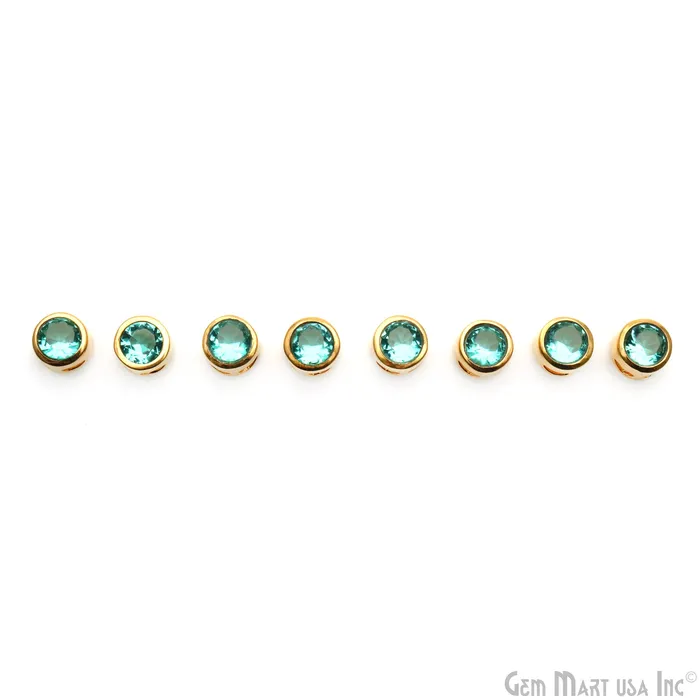 Bracelets GemMartUSA Cubic Zirconia Crystal Round 8mm Jewelry Pendant Charm Gemstone Bracelet Charm Bracelets GemMartUSA Cubic Zirconia Crystal Round 8mm Jewelry Pendant Charm Gemstone Bracelet Charm