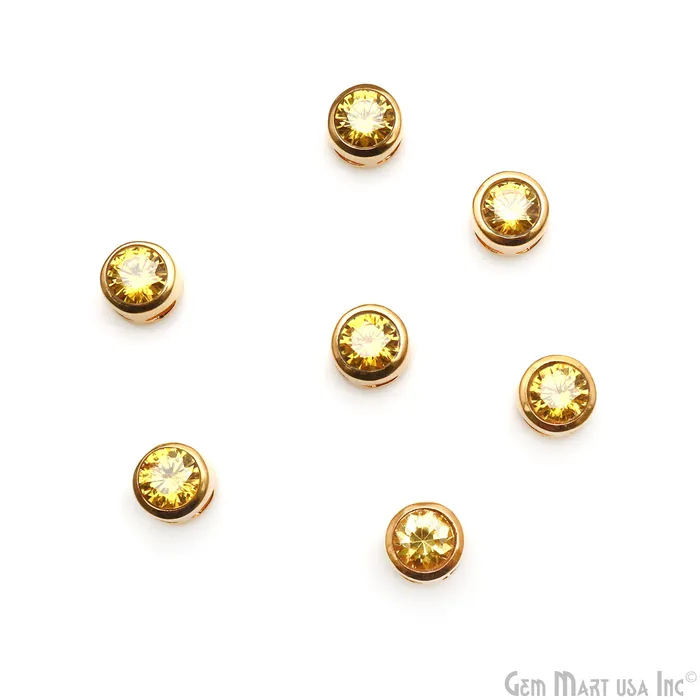 Bracelets GemMartUSA Cubic Zirconia Crystal Round 8mm Jewelry Pendant Charm Gemstone Bracelet Charm Bracelets GemMartUSA Cubic Zirconia Crystal Round 8mm Jewelry Pendant Charm Gemstone Bracelet Charm