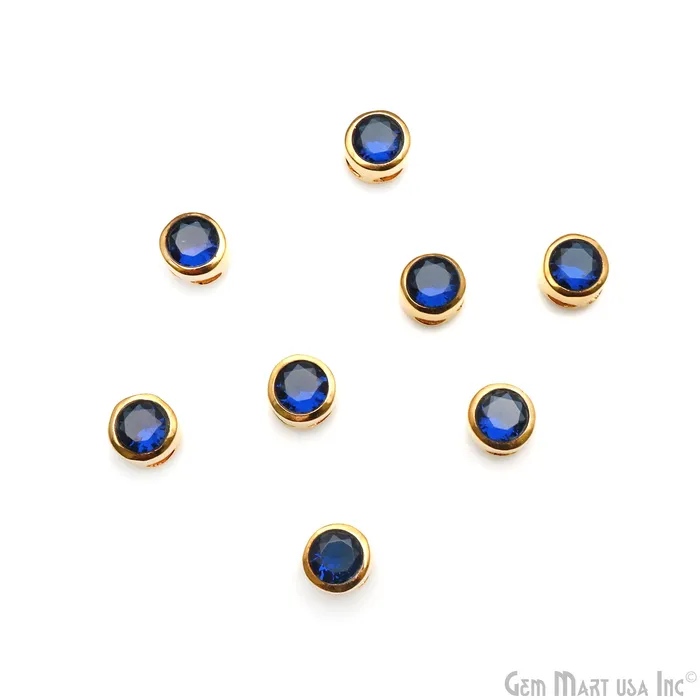 Bracelets GemMartUSA Cubic Zirconia Crystal Round 8mm Jewelry Pendant Charm Gemstone Bracelet Charm Bracelets GemMartUSA Cubic Zirconia Crystal Round 8mm Jewelry Pendant Charm Gemstone Bracelet Charm