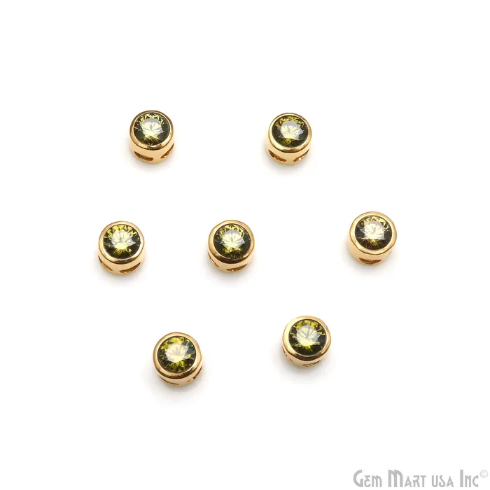 Bracelets GemMartUSA Cubic Zirconia Crystal Round 8mm Jewelry Pendant Charm Gemstone Bracelet Charm Bracelets GemMartUSA Cubic Zirconia Crystal Round 8mm Jewelry Pendant Charm Gemstone Bracelet Charm