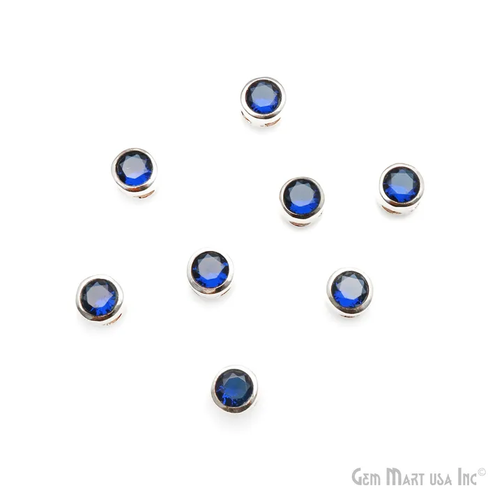 Bracelets GemMartUSA Cubic Zirconia Crystal Round 8mm Jewelry Pendant Charm Gemstone Bracelet Charm Bracelets GemMartUSA Cubic Zirconia Crystal Round 8mm Jewelry Pendant Charm Gemstone Bracelet Charm