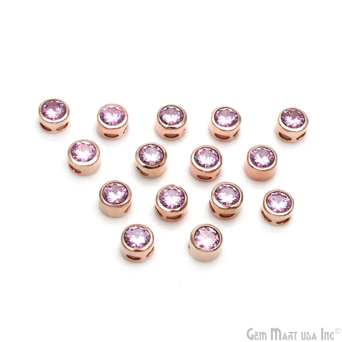 Bracelets GemMartUSA Cubic Zirconia Crystal Round 8mm Jewelry Pendant Charm Gemstone Bracelet Charm Bracelets GemMartUSA Cubic Zirconia Crystal Round 8mm Jewelry Pendant Charm Gemstone Bracelet Charm