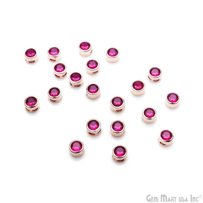 Bracelets GemMartUSA Cubic Zirconia Crystal Round 8mm Jewelry Pendant Charm Gemstone Bracelet Charm Bracelets GemMartUSA Cubic Zirconia Crystal Round 8mm Jewelry Pendant Charm Gemstone Bracelet Charm