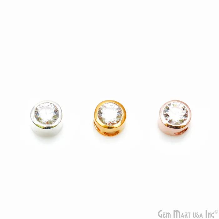 Bracelets GemMartUSA Cubic Zirconia Crystal Round 8mm Jewelry Pendant Charm Gemstone Bracelet Charm Bracelets GemMartUSA Cubic Zirconia Crystal Round 8mm Jewelry Pendant Charm Gemstone Bracelet Charm
