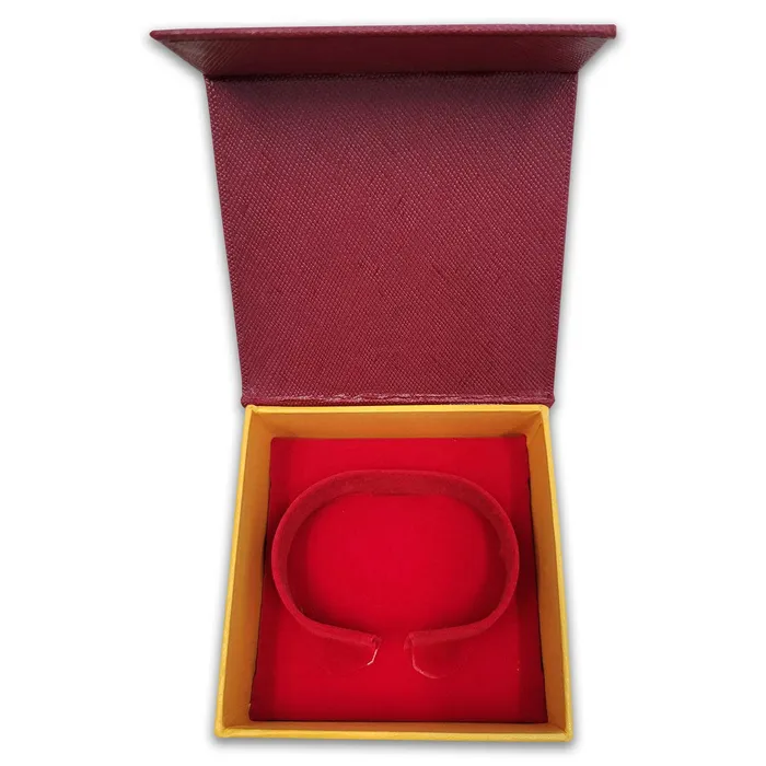 Bracelets JPIDisplay 3 12 x 3 12 Maroon Textured WatchBracelet Jewelry Box with Magnetic Closure 10 Pack Bracelets JPIDisplay 3 12 x 3 12 Maroon Textured WatchBracelet Jewelry Box with Magnetic Closure 10 Pack