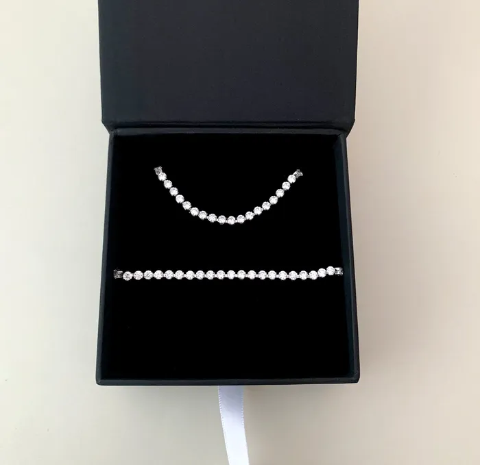 Bracelets Mai Dsire PARIS TENNIS CHOKER AND BRACELET CHAIN SET