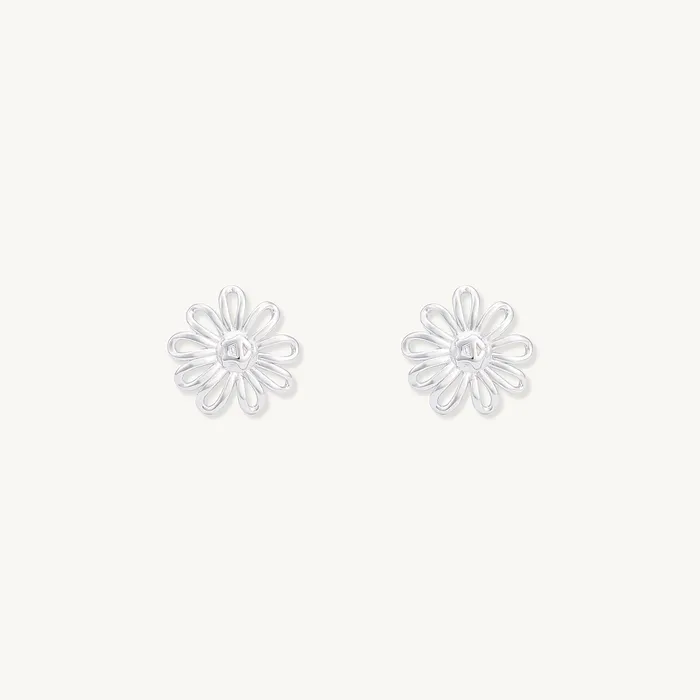 Camile Stone Earrings Daisy Flower Stud Earrings