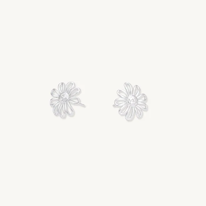 Camile Stone Earrings Daisy Flower Stud Earrings