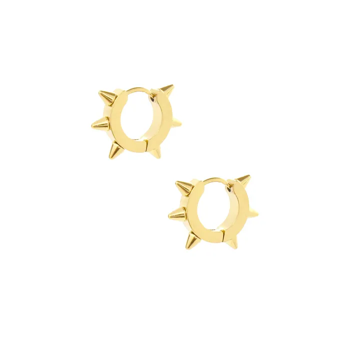 CHANTEL SPIKE GOLD HUGGIE EARRINGS MAI DSIRE Earrings