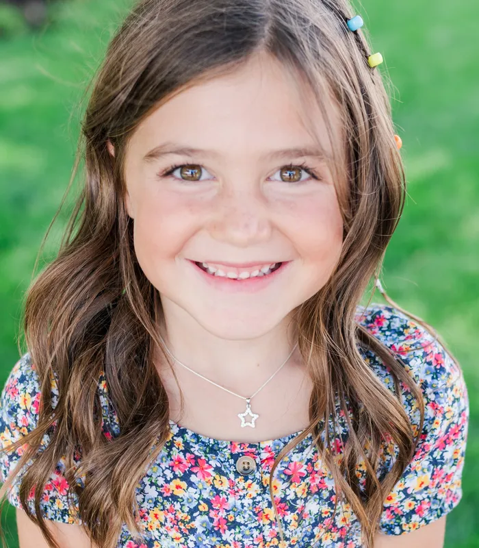 Cherished Moments Necklaces SALE Childrens Sterling Silver Hollow Star Necklace with CZs