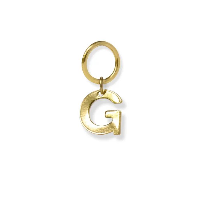 CLASSIC GOLD ALPHABET LETTER CHARM Mai Dsire Charm Necklaces