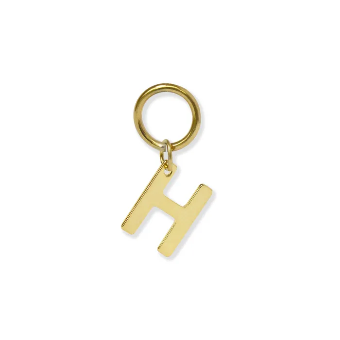 CLASSIC GOLD ALPHABET LETTER CHARM Mai Dsire Charm Necklaces