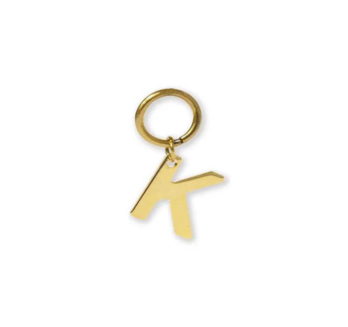 CLASSIC GOLD ALPHABET LETTER CHARM Mai Dsire Charm Necklaces