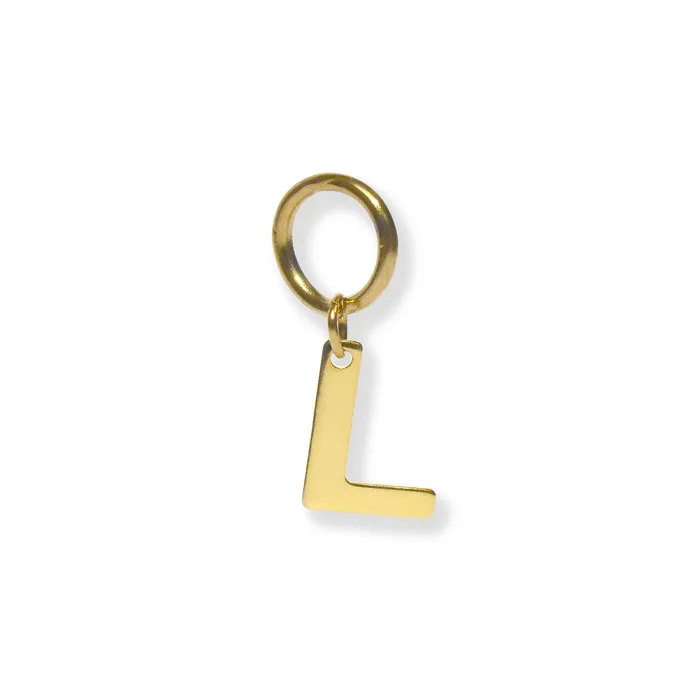 CLASSIC GOLD ALPHABET LETTER CHARM Mai Dsire Charm Necklaces