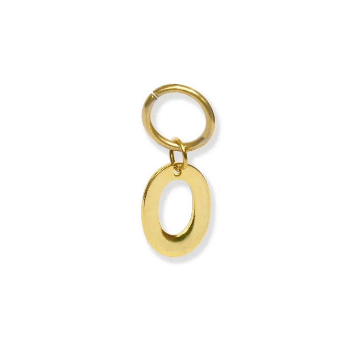 CLASSIC GOLD ALPHABET LETTER CHARM Mai Dsire Charm Necklaces