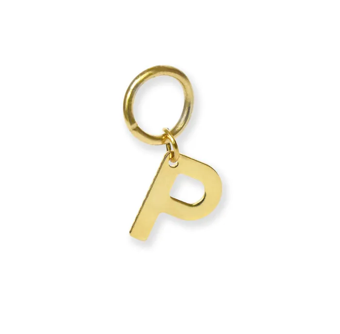 CLASSIC GOLD ALPHABET LETTER CHARM Mai Dsire Charm Necklaces