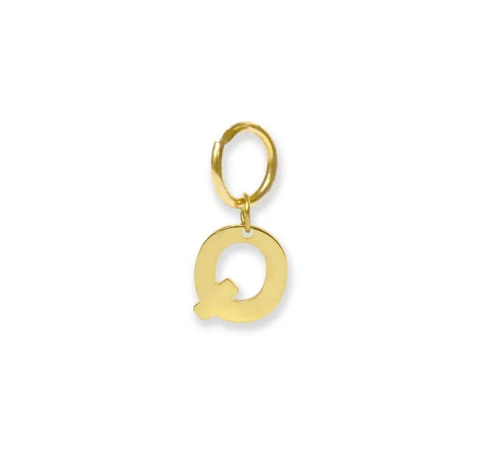 CLASSIC GOLD ALPHABET LETTER CHARM Mai Dsire Charm Necklaces