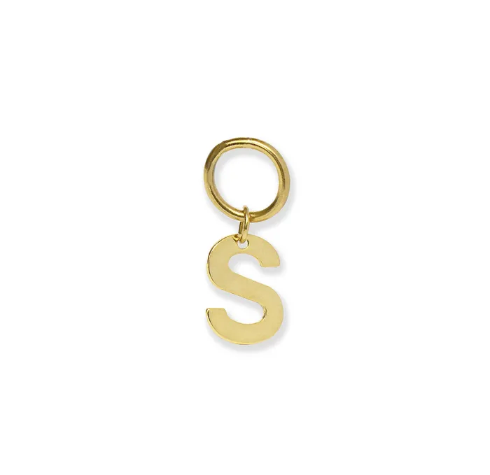 CLASSIC GOLD ALPHABET LETTER CHARM Mai Dsire Charm Necklaces