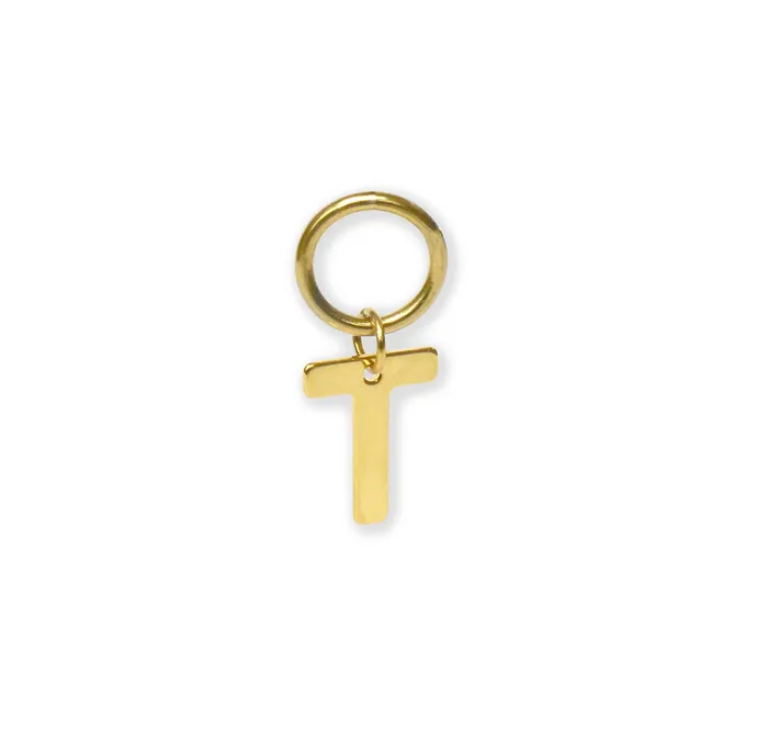CLASSIC GOLD ALPHABET LETTER CHARM Mai Dsire Charm Necklaces