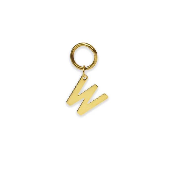 CLASSIC GOLD ALPHABET LETTER CHARM Mai Dsire Charm Necklaces