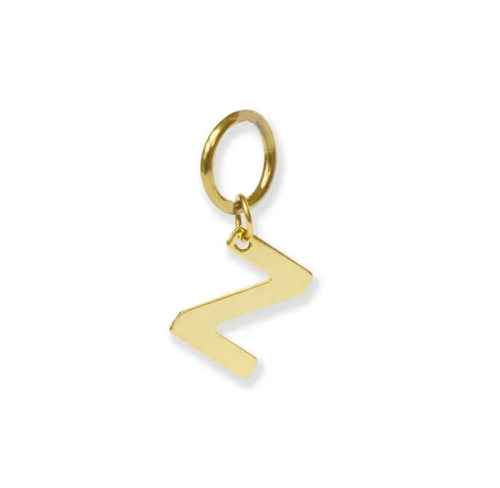 CLASSIC GOLD ALPHABET LETTER CHARM Mai Dsire Charm Necklaces