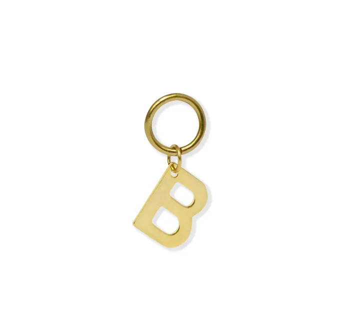 CLASSIC GOLD ALPHABET LETTER CHARM Mai Dsire Charm Necklaces