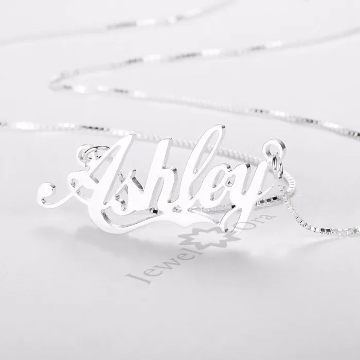 customjewelryan Necklaces Personalized Women Necklace with Custom Nameplate Pendant Necklace Jewelry Gift For Girls
