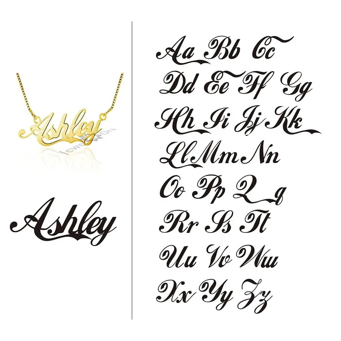 customjewelryan Necklaces Personalized Women Necklace with Custom Nameplate Pendant Necklace Jewelry Gift For Girls