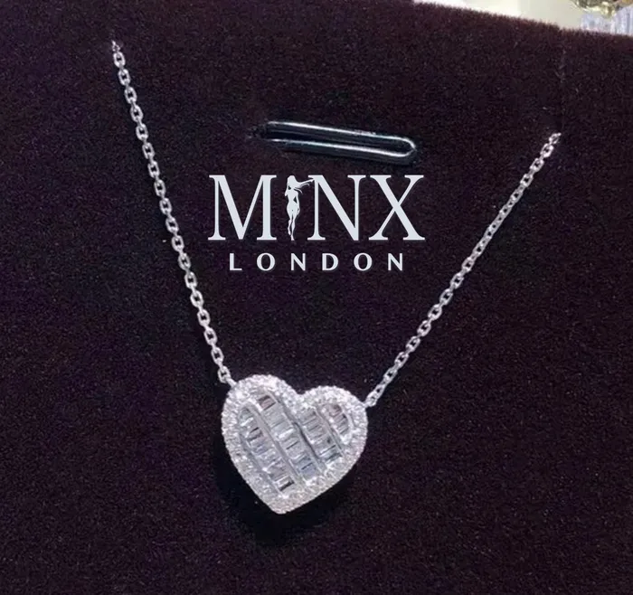 Diamond Heart Necklace Womens Diamond Necklace Heart Necklace with Diamonds Heart Pendant Heart Necklace Silver Heart Pendants Minx London Necklaces Diamond Heart Necklace Womens Diamond Necklace Heart Necklace with Diamonds Heart Pendant Heart Necklace Silver Heart Pendants Minx London Necklaces