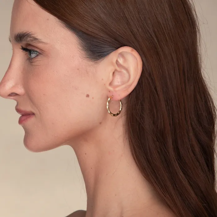 Earrings Camile Stone Delphine Statement Hoop Earrings