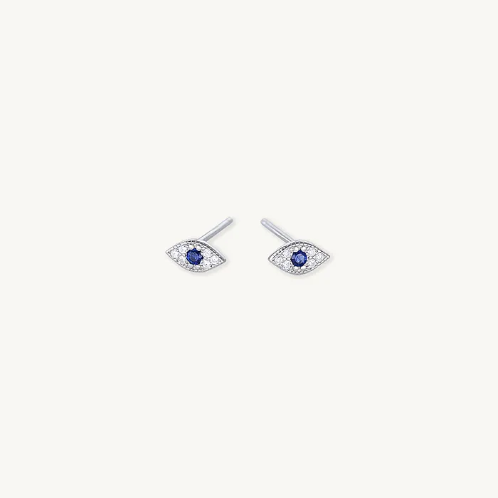 Earrings Camile Stone Evil Eye Pave Stud Earrings Earrings Camile Stone Evil Eye Pave Stud Earrings