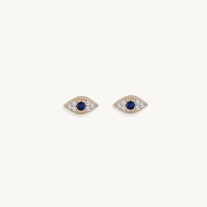 Earrings Camile Stone Evil Eye Pave Stud Earrings Earrings Camile Stone Evil Eye Pave Stud Earrings