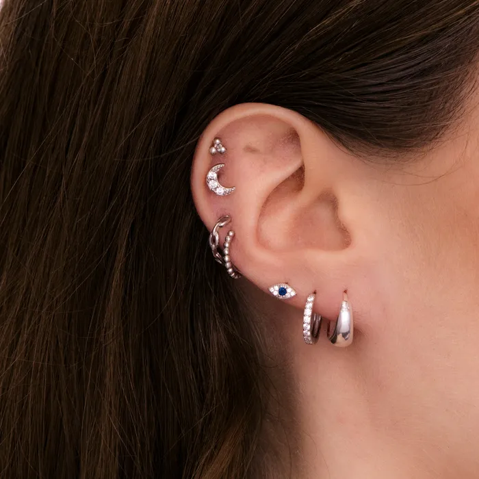 Earrings Camile Stone Evil Eye Pave Stud Earrings Earrings Camile Stone Evil Eye Pave Stud Earrings