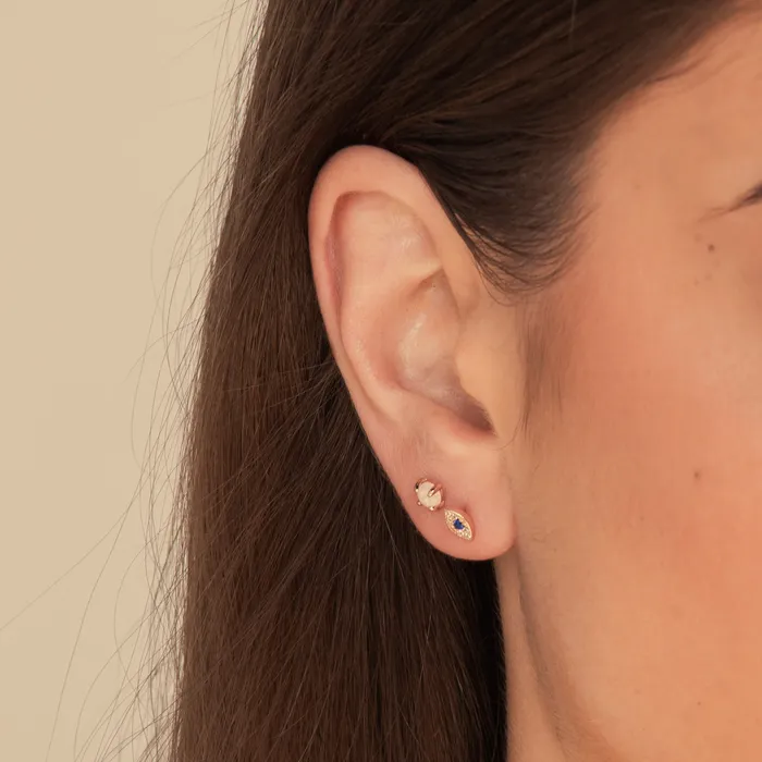 Earrings Camile Stone Evil Eye Pave Stud Earrings Earrings Camile Stone Evil Eye Pave Stud Earrings